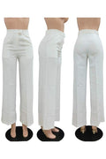 HIGHT WAIST STRAIGHT LEG LONG PANTS