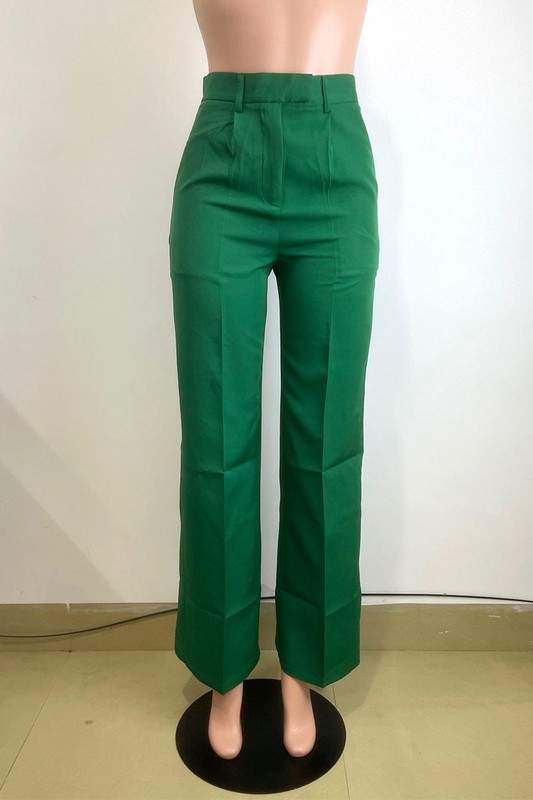 HIGHT WAIST STRAIGHT LEG LONG PANTS