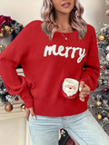 SWEATER WOMEN S CHRISTMAS ROUND NECK LONG SLEEVE PULLOVER SWEATER WOMEN