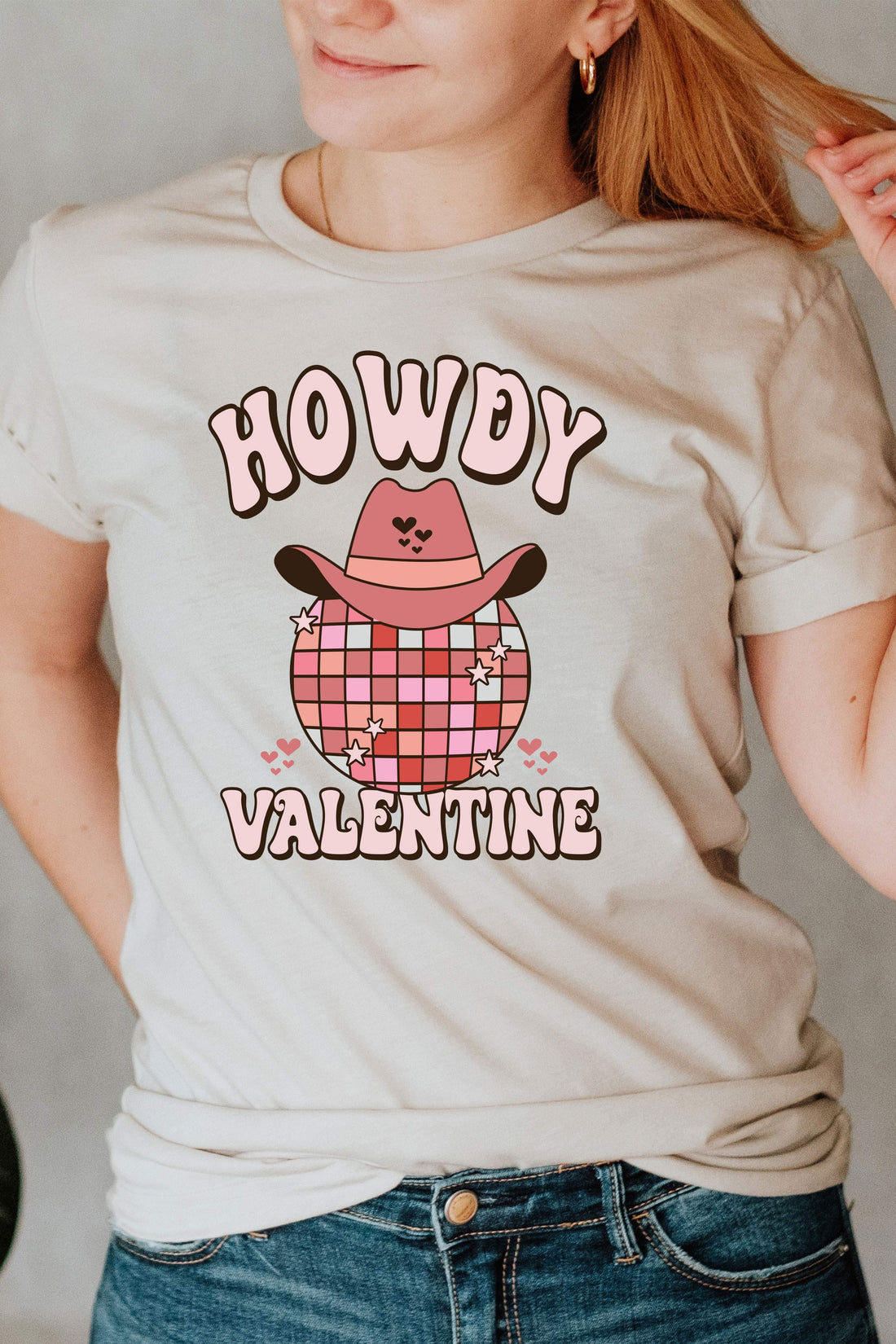 HOWDY VALENTINE GRAPHIC TEE T-SHIRTS