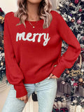 SWEATER WOMEN S CHRISTMAS ROUND NECK LONG SLEEVE PULLOVER SWEATER WOMEN