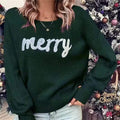 SWEATER WOMEN S CHRISTMAS ROUND NECK LONG SLEEVE PULLOVER SWEATER WOMEN