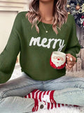 SWEATER WOMEN S CHRISTMAS ROUND NECK LONG SLEEVE PULLOVER SWEATER WOMEN