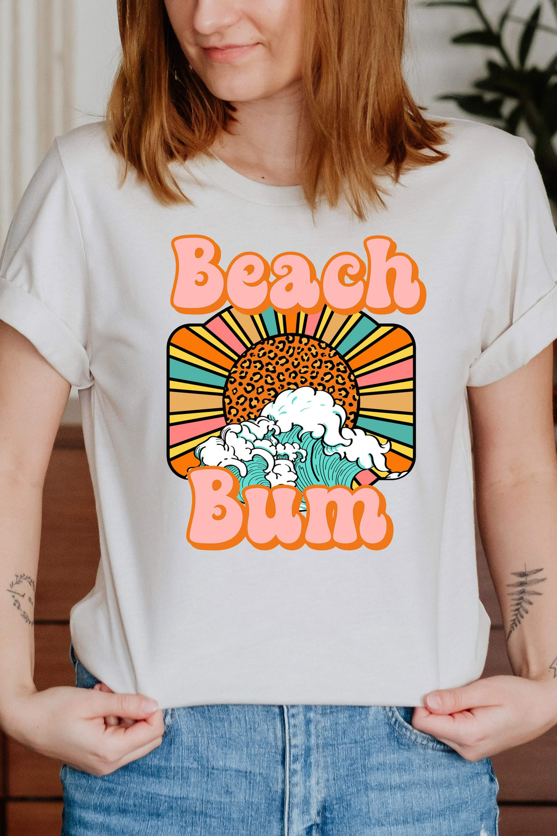 BEACH BUM GRAPHIC TEE T-SHIRTS