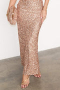 SEQUIN MAXI SKIRT