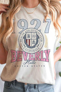 1927 BEVERLY HILLS GRAPHIC TEE - Missyess