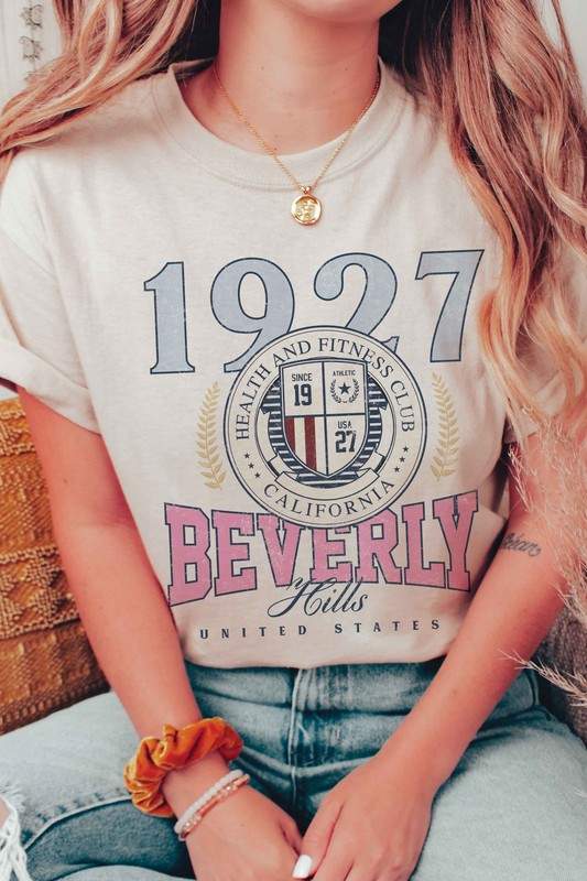 1927 BEVERLY HILLS GRAPHIC TEE - Missyess