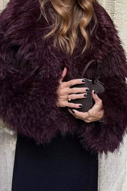 LUXE ALLURE FAUX FUR JACKET