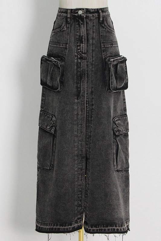 URBAN UTILITY DENIM MAXI pants