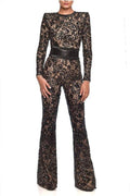 LACE DETAIL JUMPSUIT