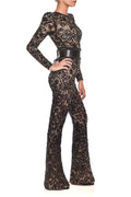 LACE DETAIL JUMPSUIT