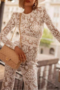 LACE DETAIL JUMPSUIT