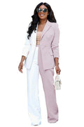 2 PIECES SOLID SUIT SET - Missyess