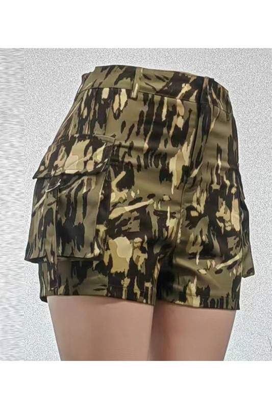 CAMOUFLAGE CASUAL SHORTS