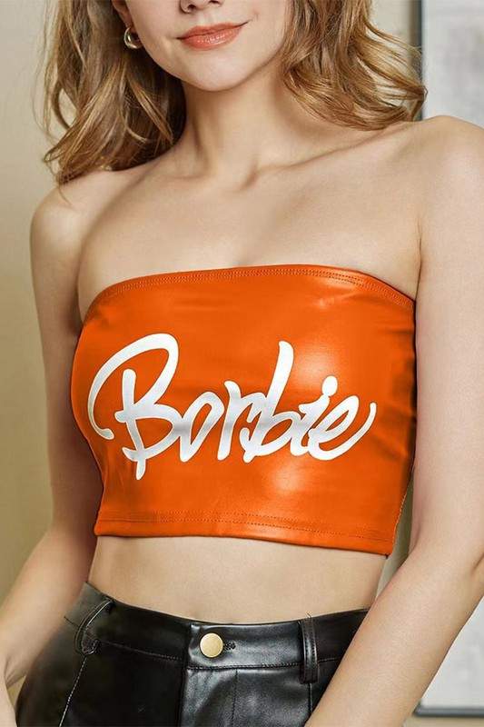 SYNTHETIC LEATHER TUBE TOP