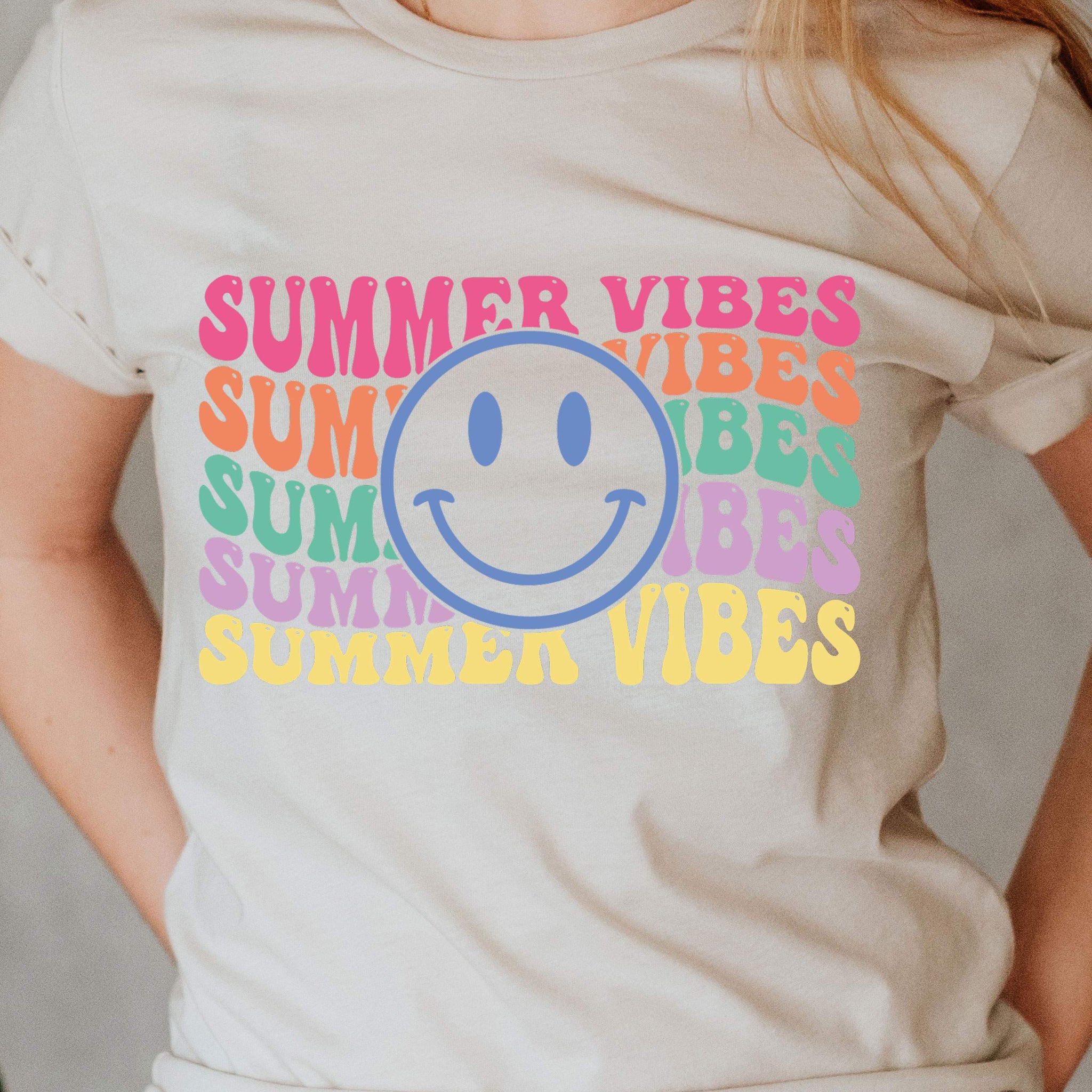 SUMMER VIBES GRAPHIC TEE T-SHIRTS