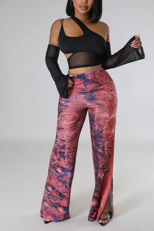 GRAPHIC CASUAL LONG PANTS