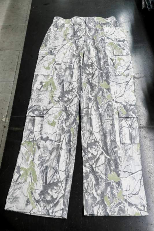 CAMO PRINTED CARGO LONG PANTS