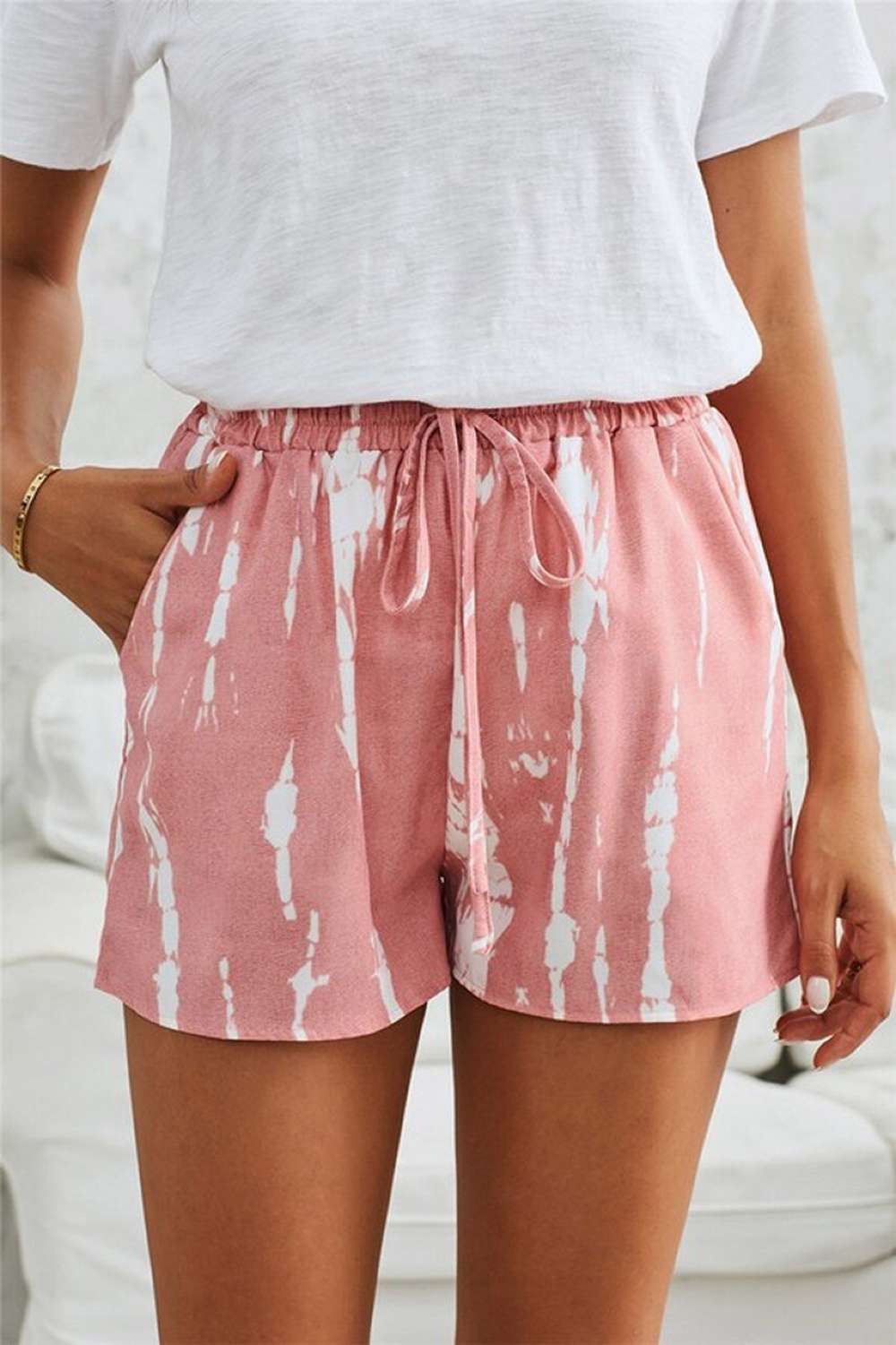 Summer Fashion Cool Printed Shorts with Drawstring