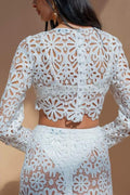 FLORAL LACE TWO PIECE SET