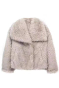 PLUSH GLAM FAUX FUR JACKET