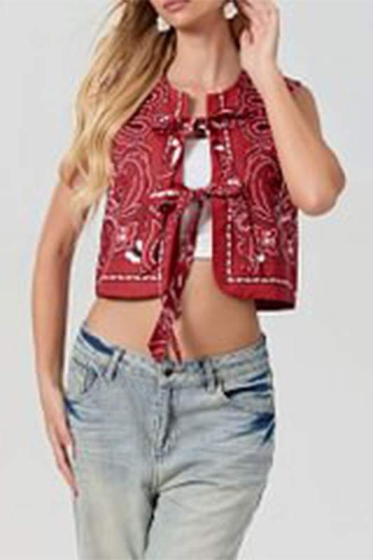 BOHO CROP VEST