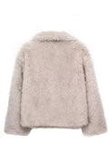 PLUSH GLAM FAUX FUR JACKET