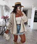  CARDIGAN SWEATER LOOSE PLUS SIZE WOMEN S SWEATER COAT