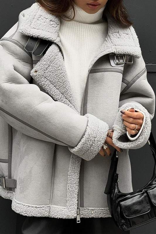 COZY LUXE SHEARLING JACKET