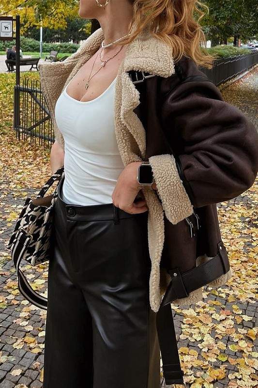 COZY LUXE SHEARLING JACKET