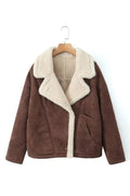 OVERSIZED SHEARLING LINED JACKET