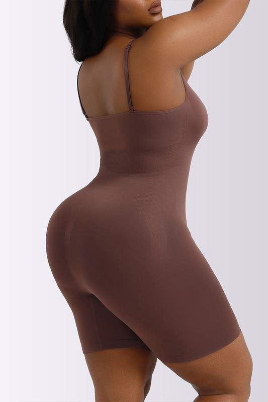 SEAMLESS SCULPT MID THIGH BODYSUIT