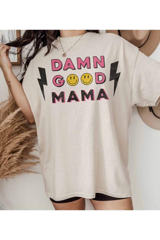 DAMN GOOD MAMA OVERSIZED GRAPHIC TEE