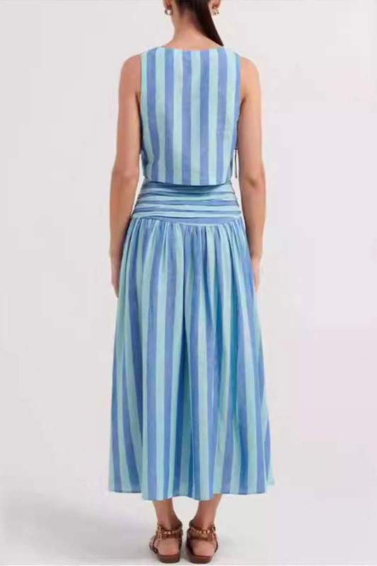 MIDI LENGTH STRIPED SKIRT sets