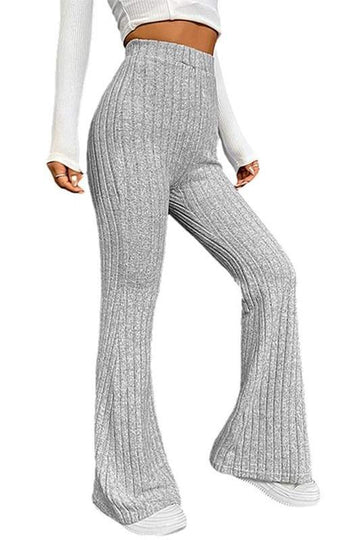 COZY RIBBED KNIT PANTS