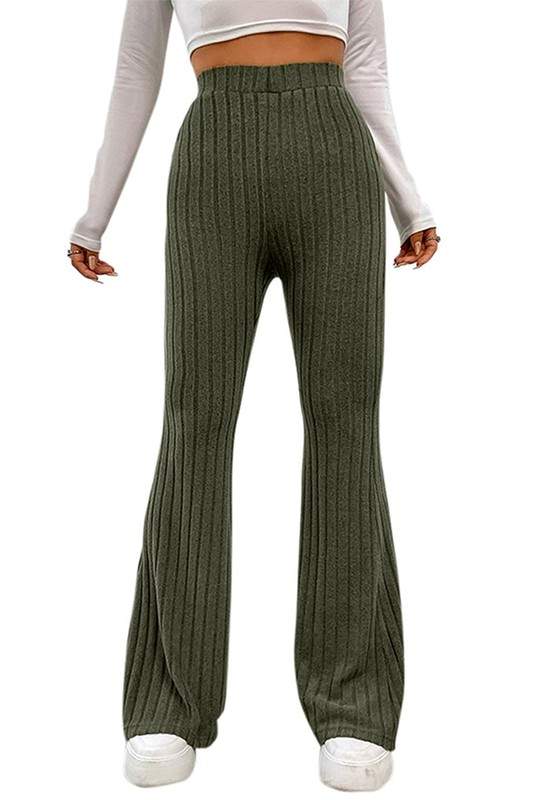 COZY RIBBED KNIT PANTS