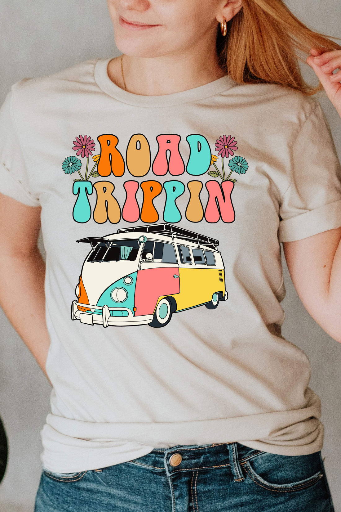 ROAD TRIPPIN GRAPHIC TEE T-SHIRTS