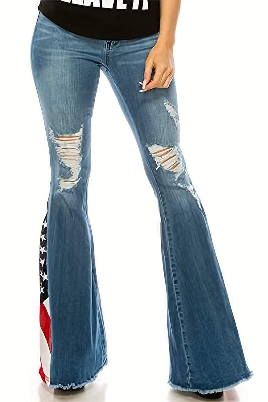 PATRIOTIC FLARE DENIM