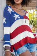 STARS AND STRIPES KNIT SWEATER