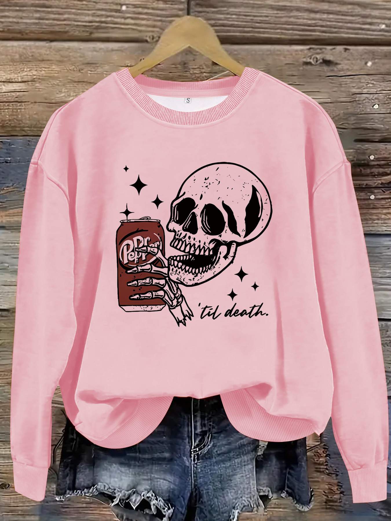 LONG SLEEVE ROUND NECK HALLOWEEN PULLOVER SWEATSHIRT SWEATER WHOLESALE