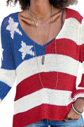 STARS AND STRIPES KNIT SWEATER