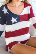 STARS AND STRIPES KNIT SWEATER