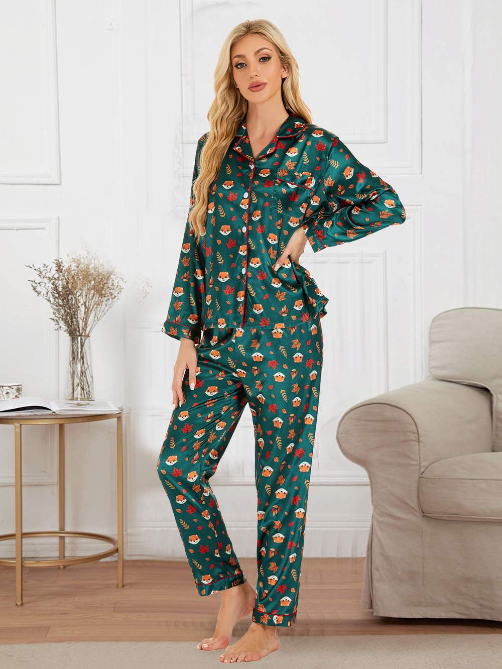  PAJAMAS SANDING CARDIGAN LONG SLEEVE 