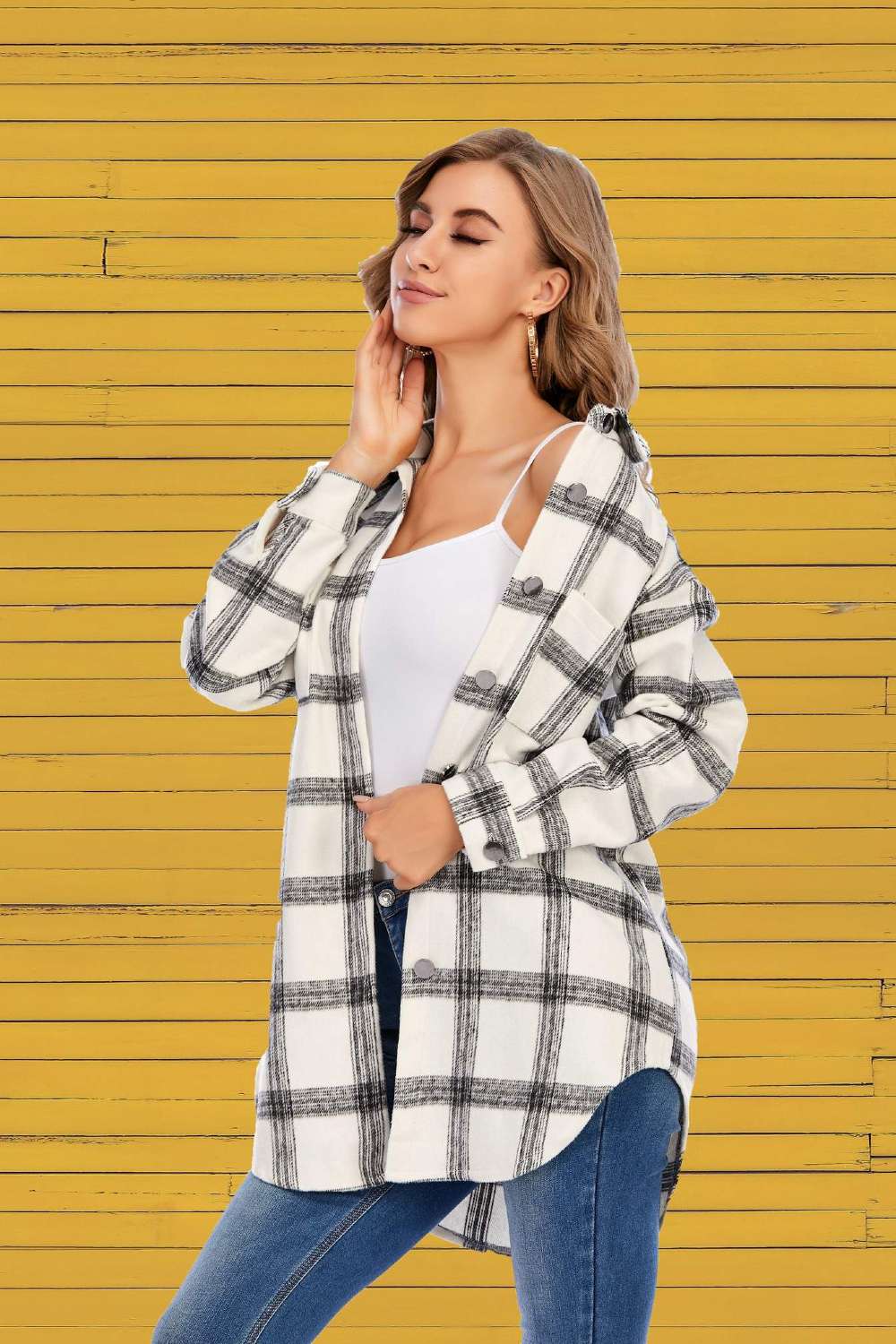 Retro Plaid Shirt SHACKET