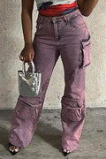 ACID WASH STYLE JEANS - Missyess