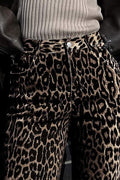 ANIMAL PRINT WIDE LEG PANTS - Missyess