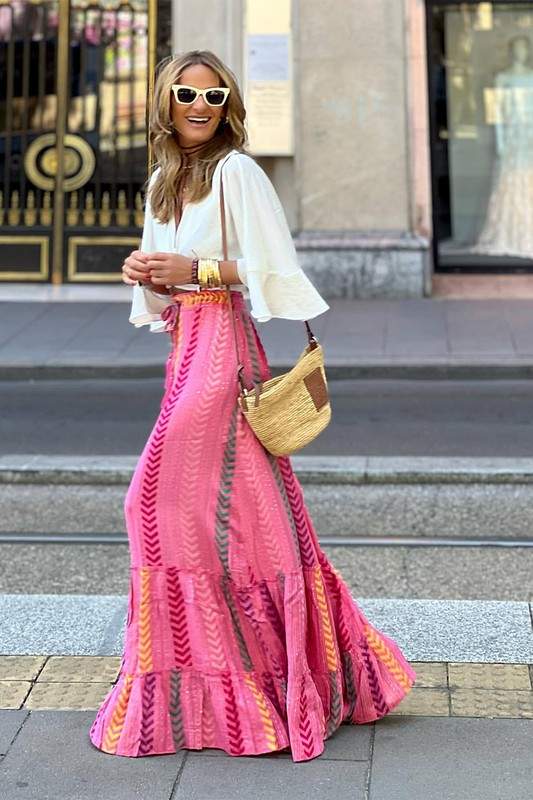 A LINE LAYERED SKIRT - Missyess