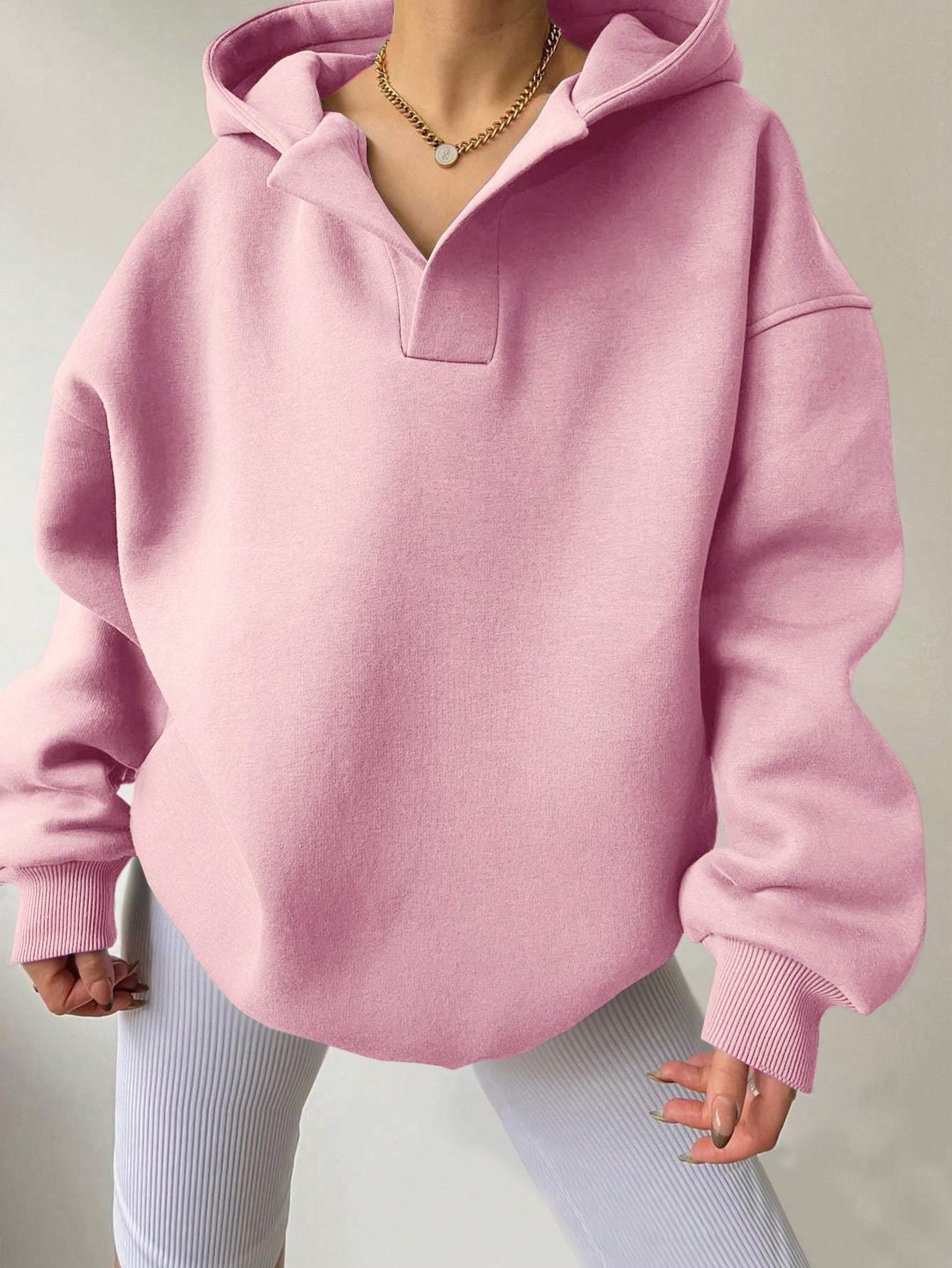 WOMEN S LOOSE HOODIE