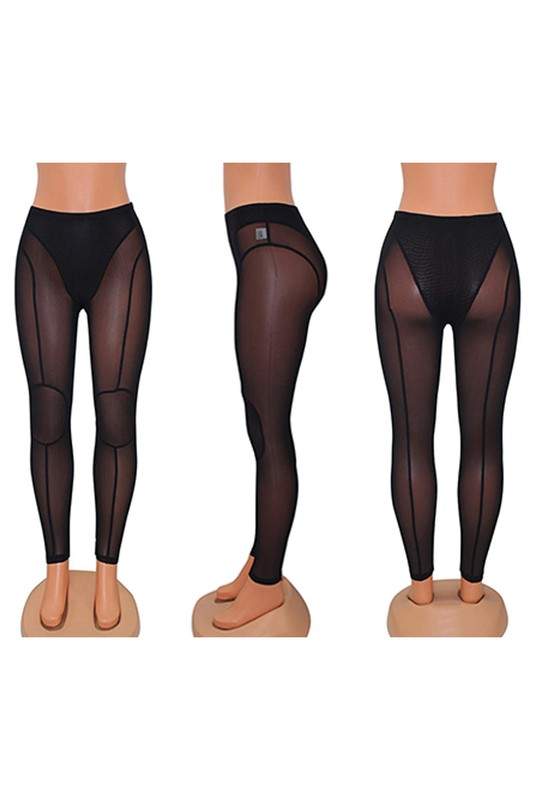 BUTT LIFTING MESH LEGGINGS