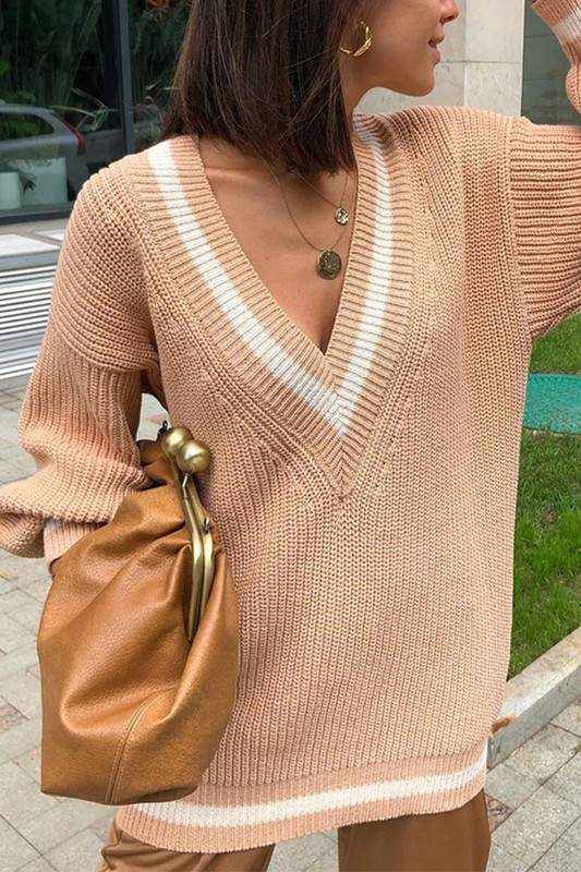 KNIT CROCHET SWEATER TOP